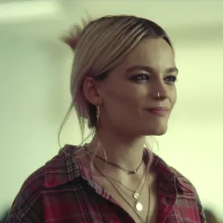 🌸 Maeve Wiley Sex Education Maeve Wiley, Sex Education, Emma Mackey, serie TV, personaje, retrato telegram sticker