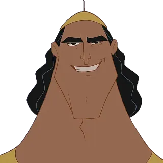 😸 Kronk The Emperor's New Groove แอนิเมชั่น, ตัวร้าย, สมุน, ดิสนีย์, การ์ตูน telegram sticker