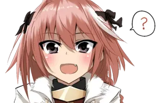 🤔 ? anime, pergunta, confusão telegram sticker