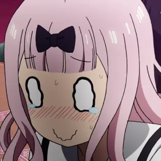 😅 Chika Fujiwara Kaguya-sama: Love Is War Аниме, Чика, Фудзивара, Кагуя-сама, Любовь это война, Милый, Манга telegram sticker