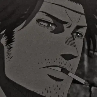 🍚 Yami Sukehiro Black Clover Аниме, Курение, Ями Сукэхиро, Чёрный клевер, Персонаж аниме telegram sticker