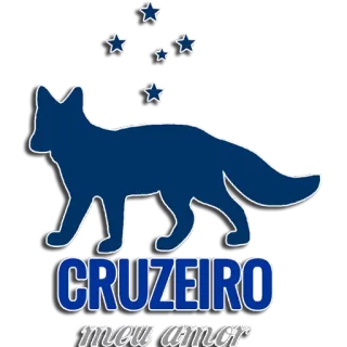 ⚽ CRUZEIRO meu amor Cruzeiro, sepak bola, bola, olahraga, rubah, biru, Brasil telegram sticker