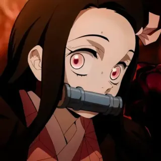 Nezuko by @anime_stickerr whatsapp stickers
