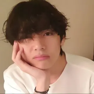 🧸 V chanteur, k-pop, idole, BTS, coréen, célébrité, musique telegram sticker