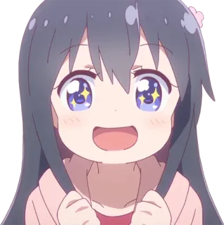 🤩 anime, cewek, imut, kawaii, kartun telegram sticker
