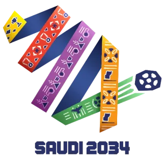 🇸🇦 NAUDI 2024 ribbon, festival, celebration, abstract, colorful, graphic, event, naudi 2024 telegram sticker
