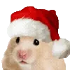 Хомяк в шляпе онли @mnennn :: @fStikBot telegram emojis 🎅