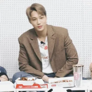 🥂 EME person, man, kpop, korean, male, sitting telegram sticker