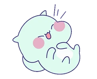 😂 かわいい, カワイイ, マンガ, ハッピー, 遊び心, ユニーク telegram sticker