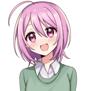 🔮 Anime, Dibujos animados, Chica, Personaje, Manga telegram sticker