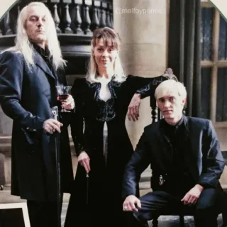 😎 Draco Malfoy Harry Potter Família Malfoy, Harry Potter, Draco Malfoy, Lucius Malfoy, Narcisa Malfoy, Bruxo, Família, Magia telegram sticker