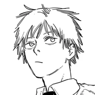 💈 Denji Chainsaw Man Anime, Manga, Chainsaw Man, Denji, Porträt whatsapp sticker