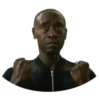 😵 Don Cheadle Don Cheadle, actor, man, portrait, celebrity telegram sticker
