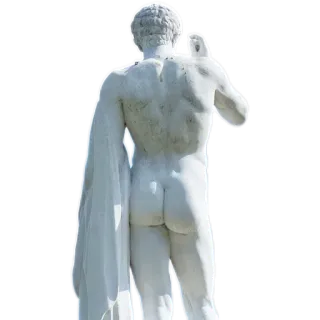 😎 statue, art, nudity, classical, sculpture, buttocks telegram sticker