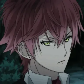 🍷 Ayato Sakamaki Diabolik Lovers anime, vampire, red hair, bishounen, Diabolik Lovers, Ayato Sakamaki telegram sticker
