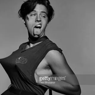 ⚓️ portrait, personne, langue, expression du visage, photographie, homme telegram sticker