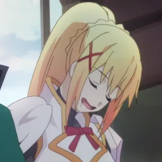 💫 Darkness Konosuba アニメ, このすば, ダクネス, キャラクター telegram sticker
