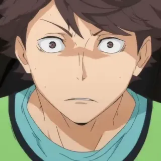 💗 Oikawa Tooru Haikyuu!! Anime, Haikyuu, Oikawa, Tooru, Alzatore, Pallavolo telegram sticker