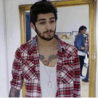 😍 Zayn Malik singer, celebrity, tattoo, person, man telegram sticker