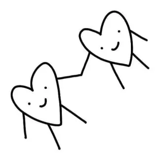 👩‍❤️‍💋‍👩 herzen, freundschaft, liebe, comic, niedlich, beziehung telegram sticker