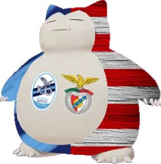 🟦 Snorlax, Pokémon, Fútbol, Banderas, Logos telegram sticker