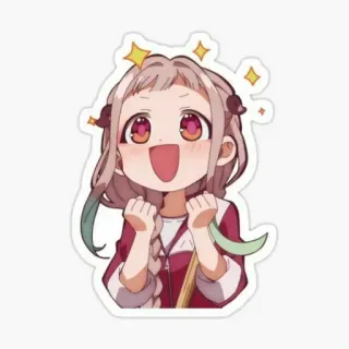 🥺 Nene Yashiro Toilet-bound Hanako-kun anime, manga, nene yashiro, toilet bound hanako kun, cute, character telegram sticker