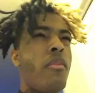 😐 XXXTentacion rappeur, XXXTentacion, musicien, portrait telegram sticker