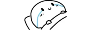 🧸 cartoon, sad, crying, emoji, sticker telegram sticker