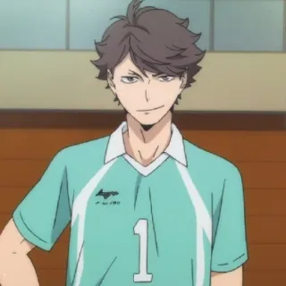 🦉 Tooru Oikawa Haikyuu!! Аниме, Haikyuu!!, Тоору Оикава, Оикава, Волейбол, Спорт telegram sticker