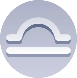 😗 libra, zodiak, astrologi, tanda, simbol, keseimbangan, timbangan telegram sticker
