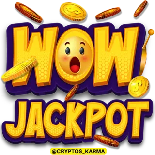 🎰 WOW JACKPOT Jackpot, Wow, Monete, Emoji, Vincitore, Premio, Casino telegram sticker
