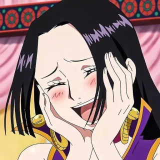 😆 Boa Hancock One Piece anime, manga, one piece, boa hancock, woman, cartoon telegram sticker