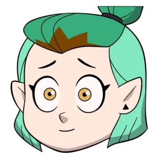☺️ Amity Blight The Owl House hoạt hình, animated, nhân vật, disney, amity, cú telegram sticker