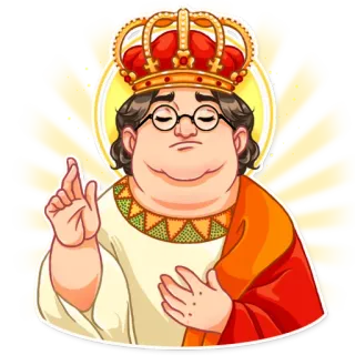 Gabe Newell telegram stickers
