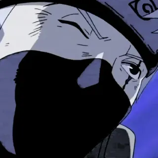 🗡️ Kakashi Naruto anime, kakashi, naruto, ninja, manga, sharingan telegram sticker