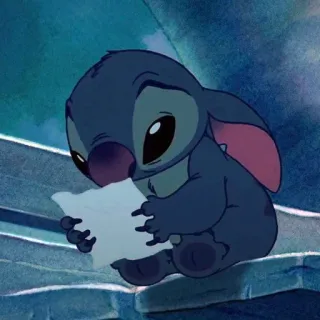 ❣️ Stitch Lilo & Stitch Obcy, Słodkie, Kreskówka, Disney, Film, Postać telegram sticker