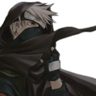 😠 Kakashi Naruto anime, kakashi, naruto, manga, ninja telegram sticker