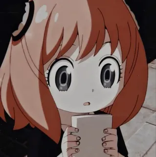 😮 Anya Forger Spy x Family Anya Forger, Anime, Spy x Family, fofo, desenho animado telegram sticker