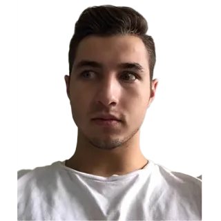 😯 homme, personne, portrait, portrait (tête) telegram sticker