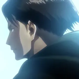 ✨ Levi Ackerman Attack on Titan Anime, Attack on Titan, Levi Ackerman, Tentara, Manga telegram sticker