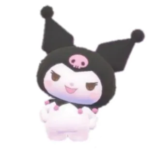 🥺 Kuromi kuromi, sanrio, anime, kawaii, personnage, autocollant telegram sticker