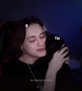 💓 Я
Ты
ТЫ ПОХОЖ НА КОТА persona, gato, texto, ruso, meme telegram sticker