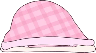 💤 плед, розовый, в клетку, уютный, сон, милый whatsapp sticker