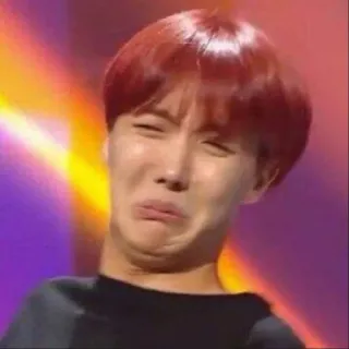 🥲 Meme, Divertente, Reazione, Kpop, Faccia, Espressione, Jhope telegram sticker