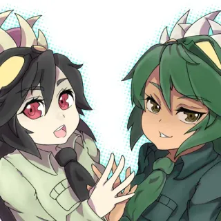 🍬 Anime, Dessin animé, Personnages, Jumeaux telegram sticker