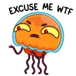 Bob the Jellyfish telegram stickers