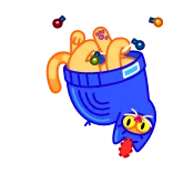 A Cat in a Hat telegram stickers