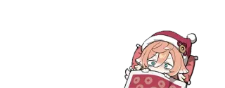 🌟 Anime, Desenho animado, Fofo, Personagem, Natal telegram sticker