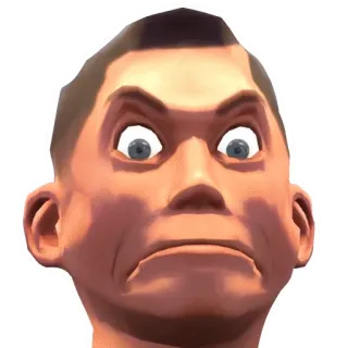 🙁 Soldier Team Fortress 2 videogame, soldado, Team Fortress 2, desenho animado, personagem, expressão telegram sticker