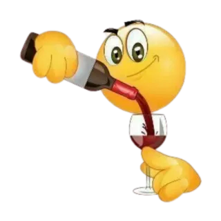 🍷 Emoji, Vino, Bevanda, Alcol, Versare, Bicchiere telegram sticker